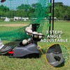Furlihong 898BH Baseball Soft Toss Machine, Angle Adjustable, Step On