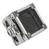 Nail Drill Bit Holder Case 25 Holes Transparent Flip Cover