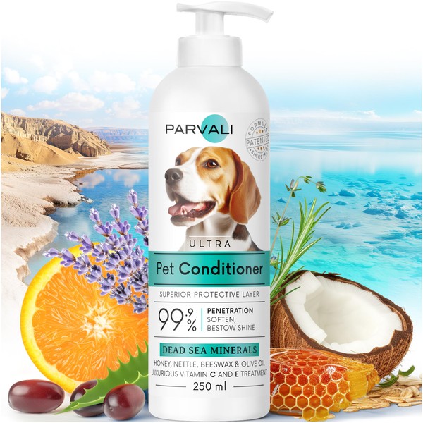 PARVALI Natural Dead Sea Classic Dog Conditioner (250 ml, 8.45