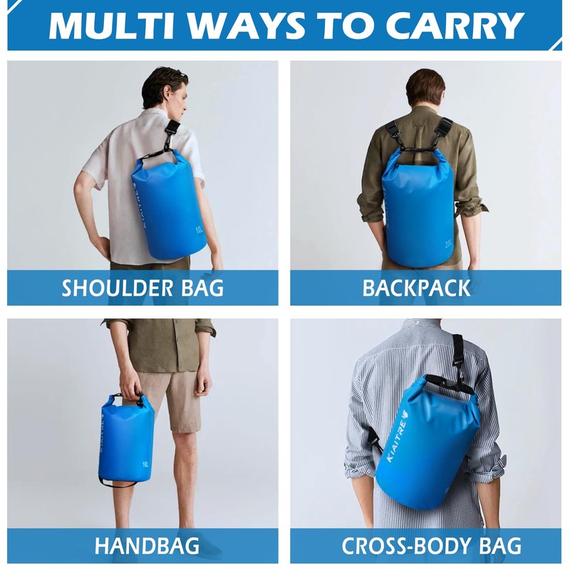 Kiaitre Water Dry Bag, 10L, Water Dry Bag