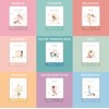 Holistic Atelier Yoga Asanas Card Deck with 70 Cards with