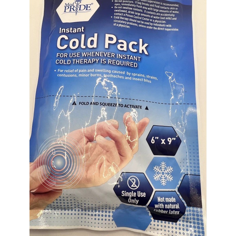 Med Pride New Sealed MED PRIDE Single Use Instant Cold