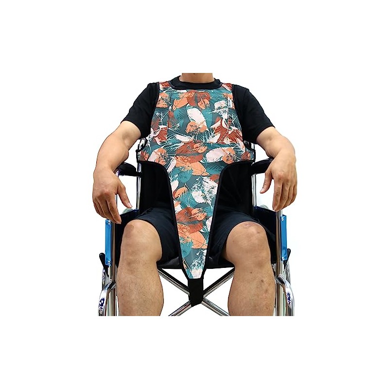 JARCEEVAN Wheelchair Safety Belt Torso Support Vest Patients Cares Safety