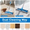 BITOPE Microfiber Dust Mop with Rotatable Flat Head, Professional Wet