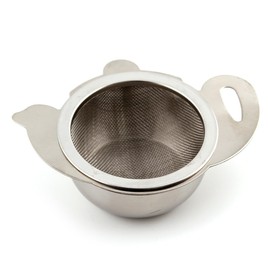 Gaucho Cebar Tea Strainer for Loose Tea ● 304 Stainless Steel Tea Strainer ● Reusable Tea Strainer ● Strainer for Most Cups ● Tea and Herb Strainer