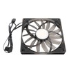 140mm PWM ARGB Fan Ultra Thin 15mm MFDB Dynamic Pressure