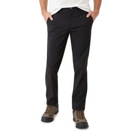 Weatherproof Vintage Men's Regular Fit Excursion Pants - Ultra Stretch Casual Flat Front Chino, Size 34W x 32L, Charcoal