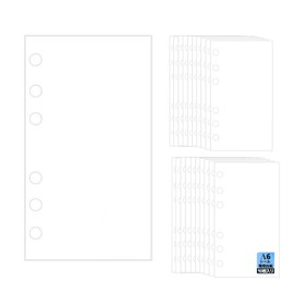 A6 Binder Dedicated Backing Paper, Pack of 10, Underlayment, Sealing Pad, Strippable, Plastan, Sticker Notebook, Mini Dividers, Collage, Girls