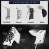 Golf Putter Blade Club Head Cover Pingtype Magnetic White PU
