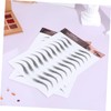 WOONEKY 6 Sheets Eyebrow Stickers Realistic Temporary Tattoo Transfers for
