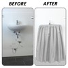 2 Pack Fabric Sink Skirt Diamond Bathroom Stitch Under Sink