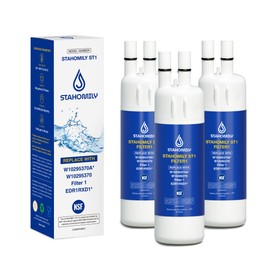 STAHOMILY W10295370A water filter replacement for Whirlpool EDR1RXD1, Everydrop Filter 1, W10295370, WHR1RXD1, KAD1RXD1, P4RFWB, P8RFWB2L, Compatible with Kenmore 46-9930, 46-9081，Pack of 3