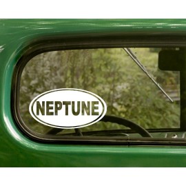The Decal and Sticker Mafia 2 NEPTUNE DECALs Oval New Jersey Sticker Bumper Car Laptop Truck Window Rv