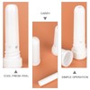 WOONEKY 10 Pack White Essential Oil Refillable Aromatherapy Tubes Compact