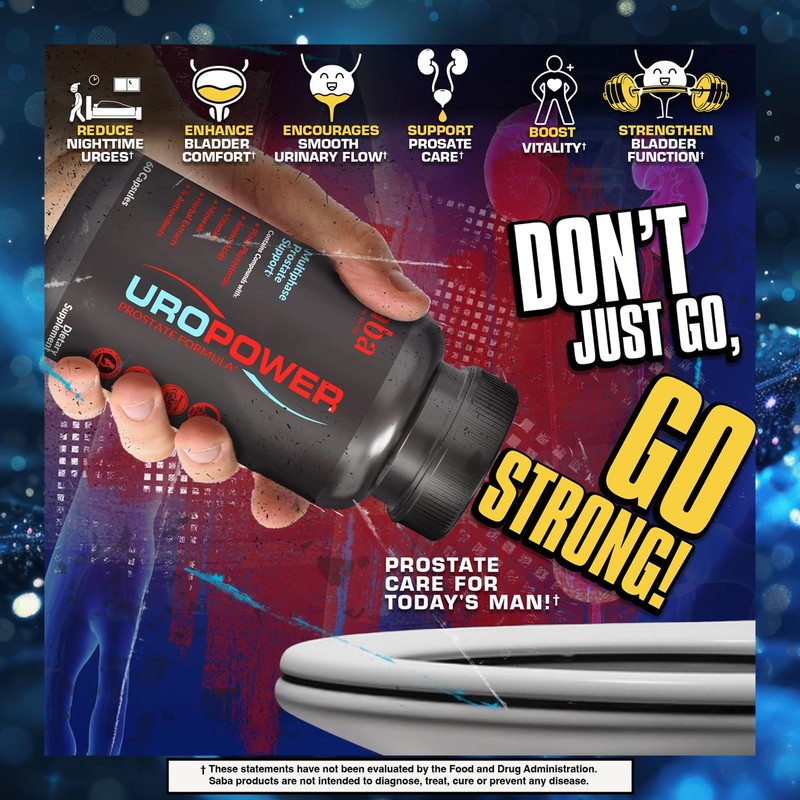 Saba UroPower A Proactive Approach to Prostate Health. Helps Decrease