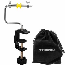 THKFISH Fishing Line Spooler Fishing Line Winder Spooler Fishing Accessories Adjustable Stable Portable Fishing Line Spooler with Clamp B-Short Line Spooler