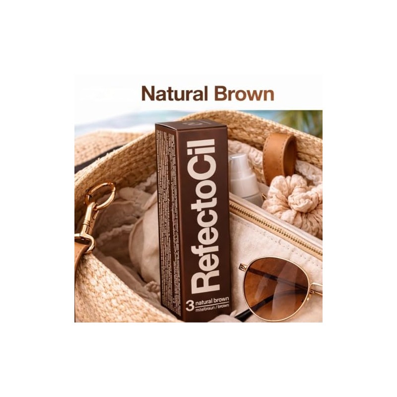 RafectoCil Cream Hair Dye - 3 Natural Brown 15ml