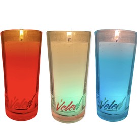 Vela Veled, Veladora Real Con Luz Led Que Cambia De Color
