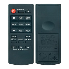 AULCMEET N2QAYB001050 Replacement Remote Control Compatible with Panasonic Wireless Speaker System SC-ALL5 SC-ALL5CD SC-ALL5CDGNK SCALL5 SCALL5CD SCALL5CDGNK