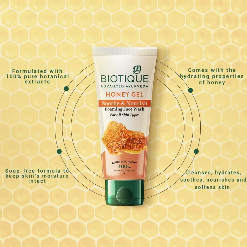 Biotique Organic Honey Gel Refreshing Foaming Face Wash 150 ml
