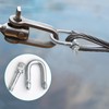 Pack of 12 M5 Stainless Steel Shackles Galvanised D Ring
