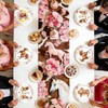 60Pcs Horse Birthday Paper Plates 7" Heavy Duty Paper Plates