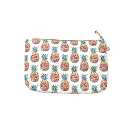 Women Toiletry Bag PU Leather Zipper Handle Beach Bag Cosmetic Bag for Makeup Travel, Fruit., Cosmetic bag beach bag