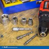 S&R Socket Adapter Set, 3-Part Socket Spanner Set – 1/4-inch,