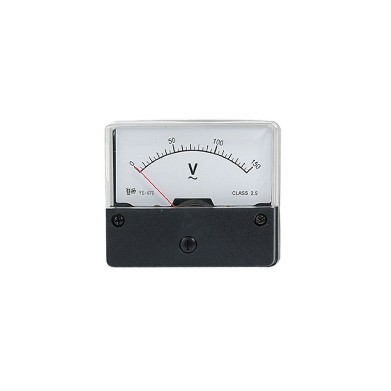 AC 0-150V Analog Panel Volt Meter