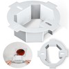 Copkim 2 Pcs Round Electrical Box Extender 4.35 x 1.5