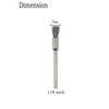Inovsolid 50 Pcs Pen Shape Wire Brush Set 1/8'' Shank