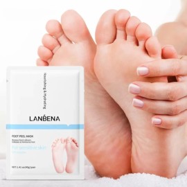 Lanbena Mascarillas De Pies Hidratante Exfoliante Aclarante
