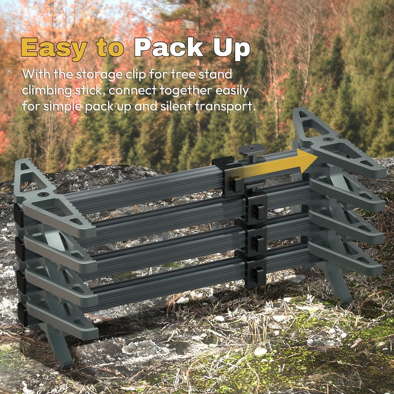 Climbing Sticks, Non-Slip Tree Step Tree Climbing Sticks for Hunting,