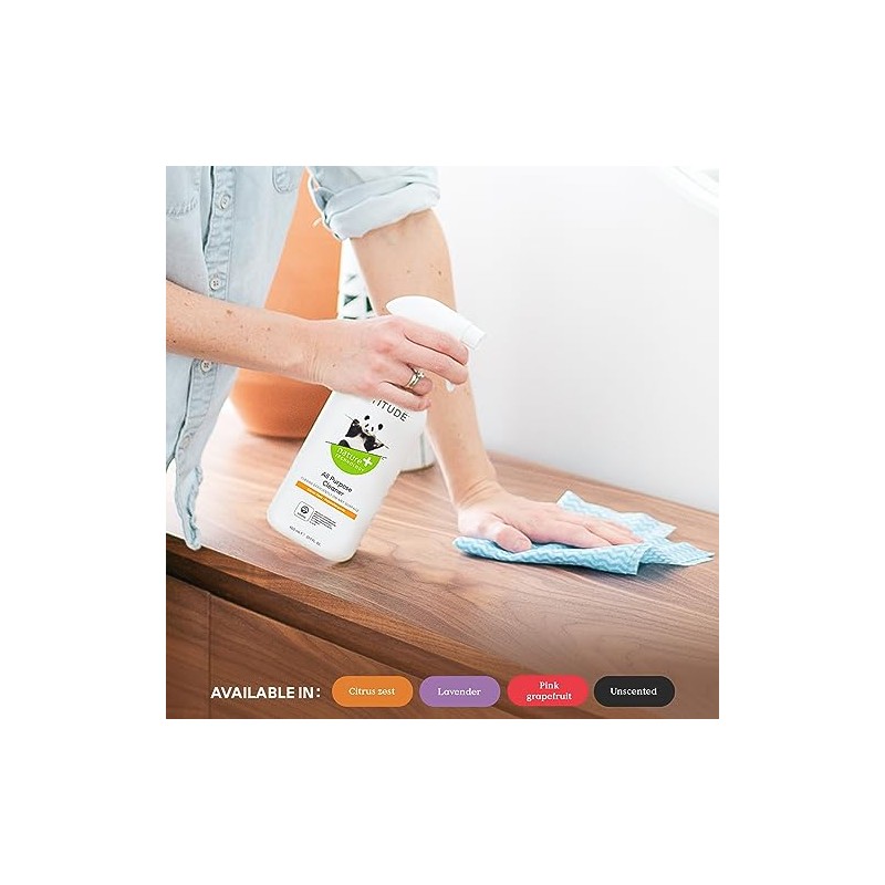 ATTITUDE All-Purpose Cleaner, EWG Verified, Plant- and Mineral-Based Ingredients, Vegan,
