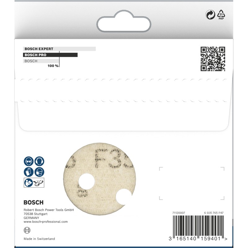 BOSCH (Bosch) sanding paper 125mmƒÓ # 600 (5 pieces) [2,608,605,122]