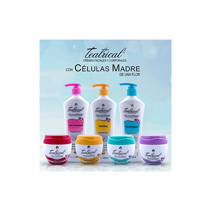 TEATRICAL - Crema Corporal Ultra Humectante. Con células madre de