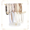 Metal 2-Tier Headband Holder Storage Hair Accessories Organizer Storage Display