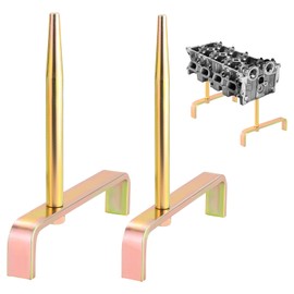 DASBET Cylinder Head Stands | 2PCS Cylinder Head Stand Holder Tool Automobile Engine Cylinder Head Bracket with Tapered Mandrels Cylinder Head Work Stand Set for Engine Maintenance and Storage