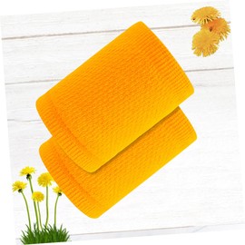 SAFIGLE 3 Pairs Sports Compression Wrist Support Band Breathable Protective Wrist Brace for Fitness Exercise and Sports Activities Orange