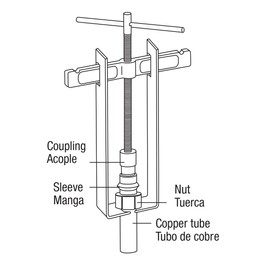Prime-Line RP77233 Adjustable Faucet Handle and Compression Sleeve Puller (Single Pack)