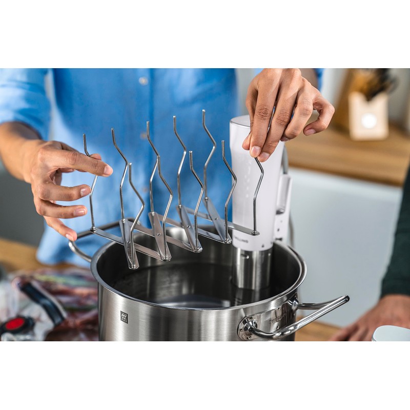 ZWILLING ENFINIGY Sous-Vide Rack/Rack, Water Bath Stand, Stainless Steel