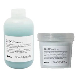 Davines Kit Minu Shampoo Y Conditioner Cabello Teñido                                                                                                 