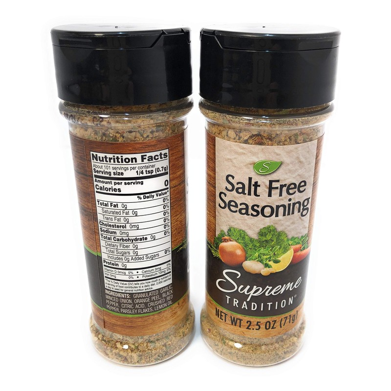 Supreme Tradition Salt Free Seasoning (2 pack - 2.5 oz.