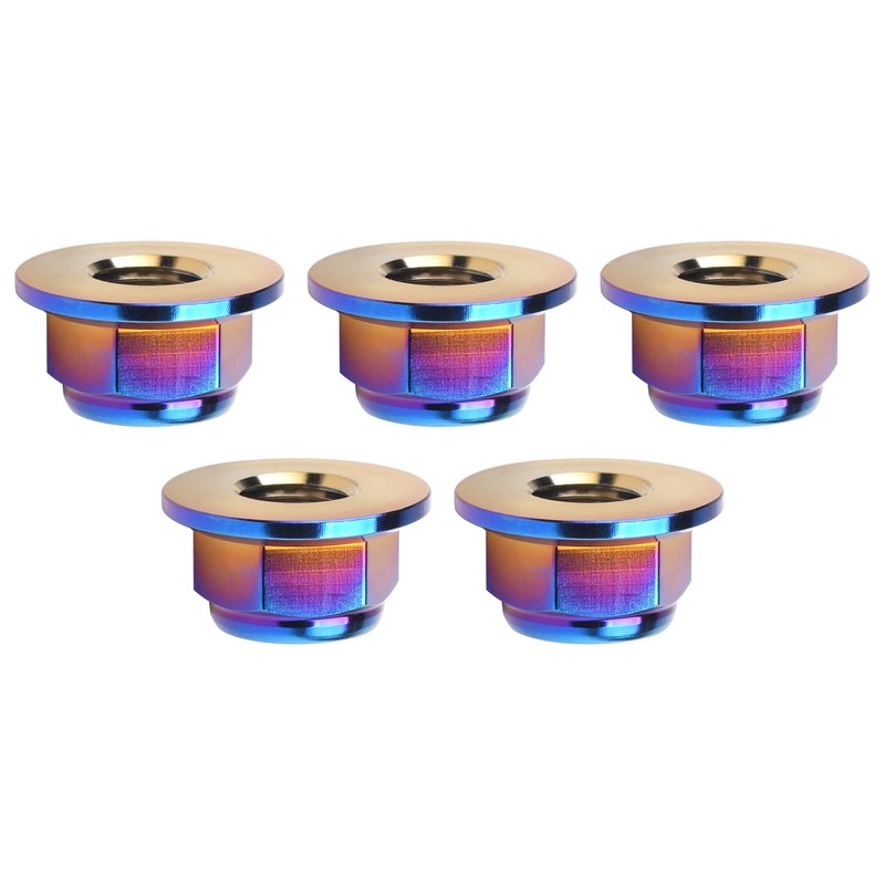 Ruifu Bicycle and Motorcycle Titanium Nuts M6 / M8 /