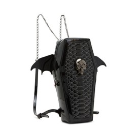 Betsey Johnson Bat to The Bone Backpack, Black