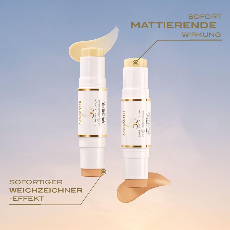 Lancaster Sun Perfect Youth Protection Sun Clear & Tinted Stick