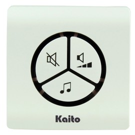 Kaito 2 in 1 Kit Battery Free Wireless Doorbell Kit No Battery Needed for both receiver and transmitter, 1 Battery Free Push Button with 2 Plug in Doorbells, Ranges long.