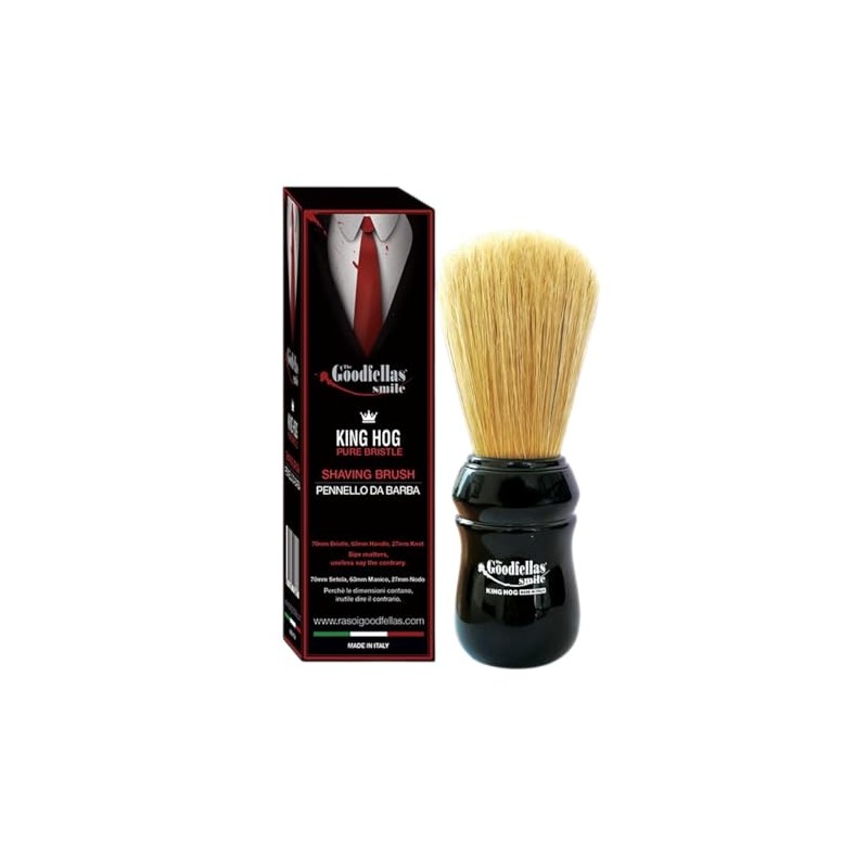 The Goodfellas' smile King Hog by Omega Brushes. Pure Bristle