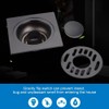 GLOGLOW Floor Drain Thickened Stainless Steel Heavy Duty Home Bathroom