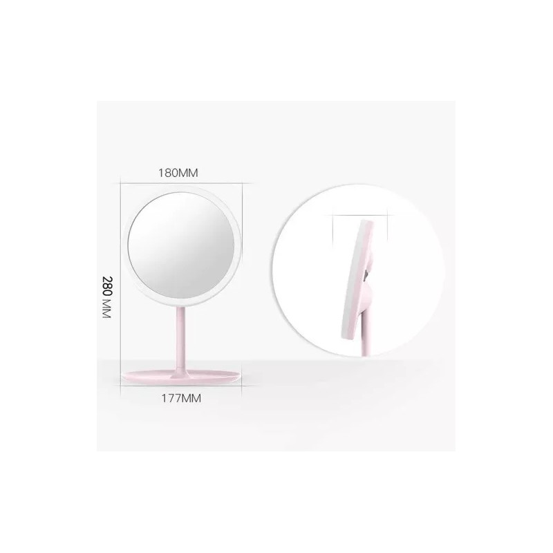 Laro Espejo Touch Luz Led Aro De Luz Inalambrico P.